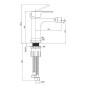 kielle Vega - Mitigeur de bidet, chrome 10418100