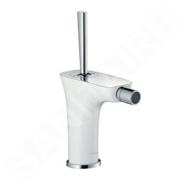Hansgrohe PuraVida - Mitigeur de bidet avec garniture de vidage à tirette, blanc/chrome 15270400