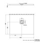 Polysan Flexia - Receveur de douche, 1000x800 mm, possibilité de modifier les dimensions, blanc 72926 Polysan Flexia - Receveur de douche, 1000x800 mm, possibilité de modifier les dimensions, blanc 72926
