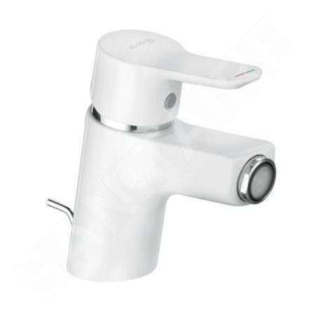 Kludi Pure&Easy - Mitigeur de bidet avec vidage, chrome/ blanc 375339165