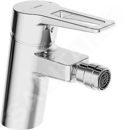 Hansa Twist - Mitigeur de bidet avec garniture de vidage, chrome 09063285