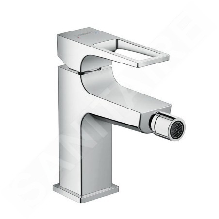 Hansgrohe Metropol - Mitigeur de bidet avec garniture de vidage push-open, chrome 74520000