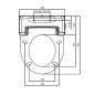 Sapho Blooming - Bidet électronique avec commande à distance, SoftClose, blanc NB-R770D Sapho Blooming - Bidet électronique avec commande à distance, SoftClose, blanc NB-R770D
