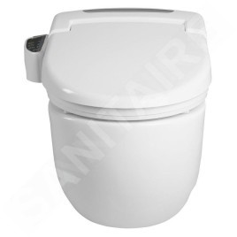 Sapho Blooming - Bidet électronique avec commande à distance, SoftClose, blanc NB-R770D