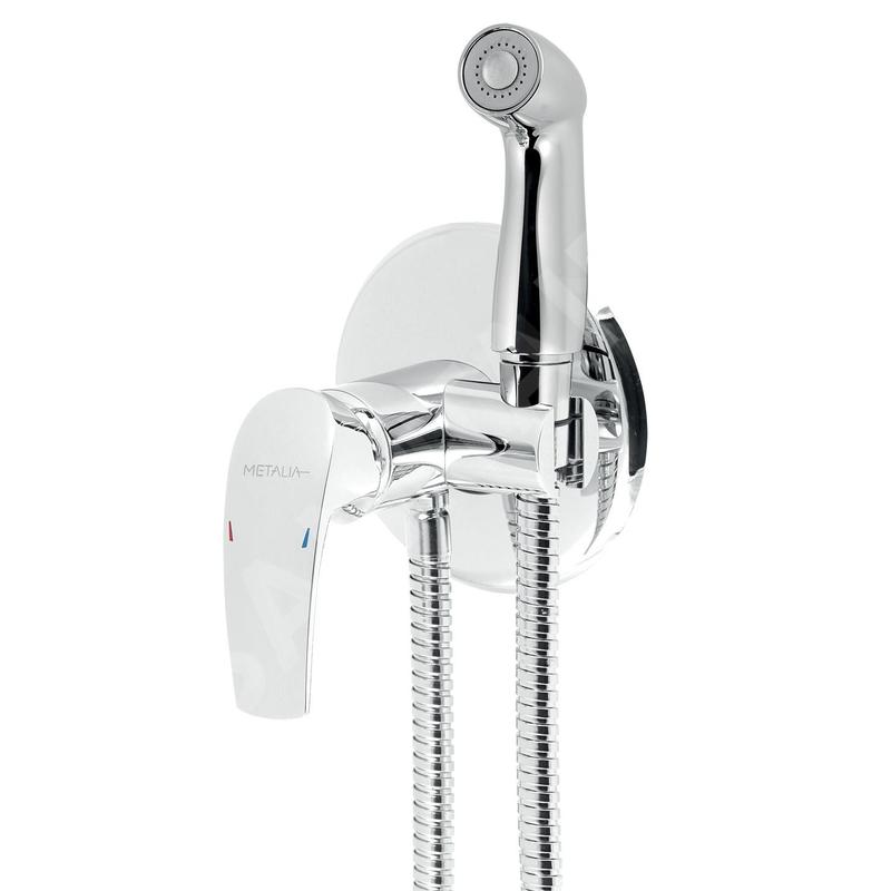 Novaservis Metalia 57 - Robinetterie de bidet encastrée avec sorties, chrome 57211,0 Novaservis Metalia 57 - Robinetterie de bidet encastrée avec sorties, chrome 57211,0