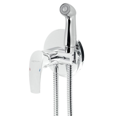 Novaservis Metalia 57 - Robinetterie de bidet encastrée avec sorties, chrome 57211,0