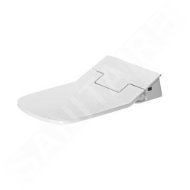 Duravit DuraStyle - Abattant WC japonais à fond creux avec SensoWash Slim, Rimless, SoftClose, blanc alpin 631001002004300