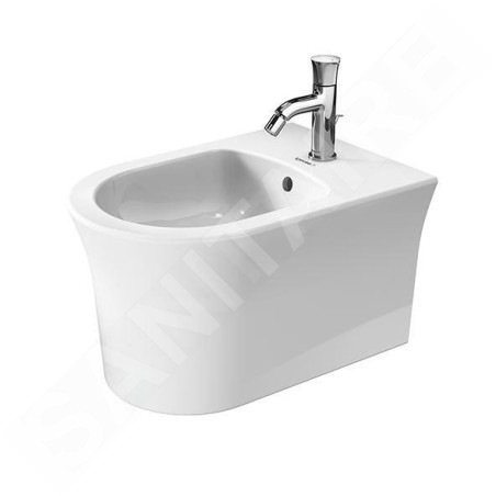 Duravit White Tulip - Bidet suspendu, avec WonderGliss, blanc 22931500001