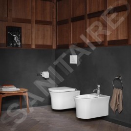 Duravit White Tulip - Bidet suspendu, avec WonderGliss, blanc 22931500001