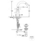 Steinberg 250 - Mitigeur de bidet avec vidage, chrome 250 1300