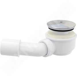 Alcadrain Accessoires - Kit de drainage diamètre 60 mm, hauteur réduite, chromé A471CR-60