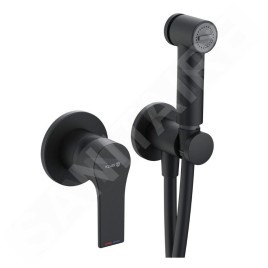 Kludi Zenta SL - Robinet de bidet encastré avec douche, avec corps, noir mat 489983965