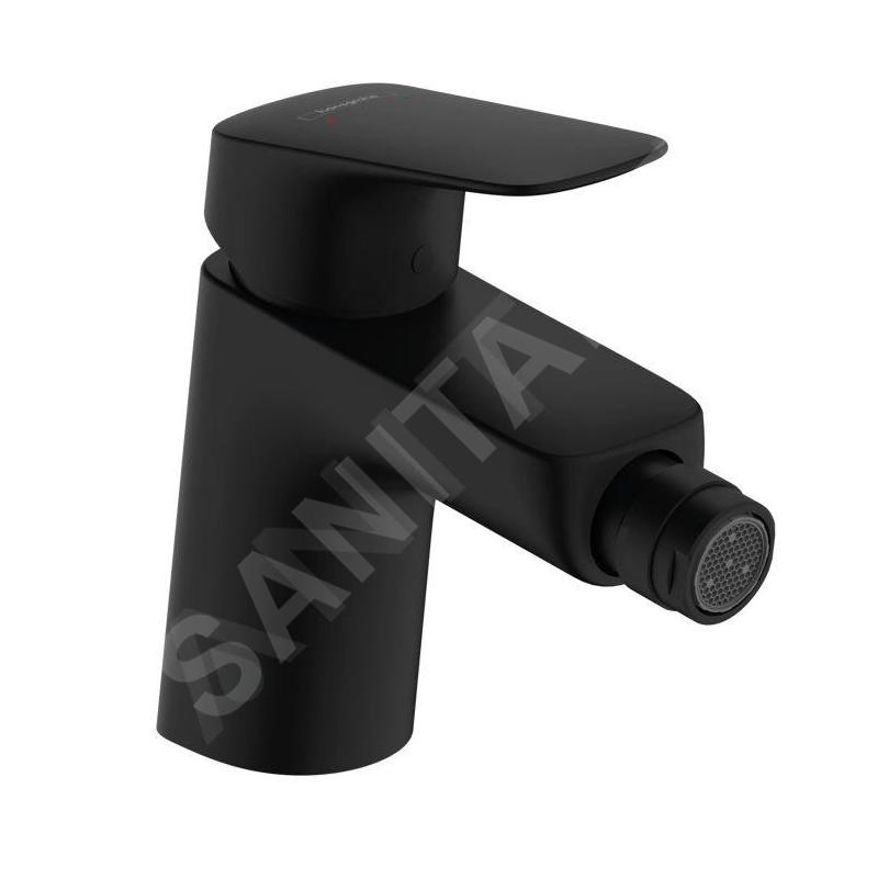 Hansgrohe Logis - Mitigeur de bidet avec vidage, noir mat 71204670