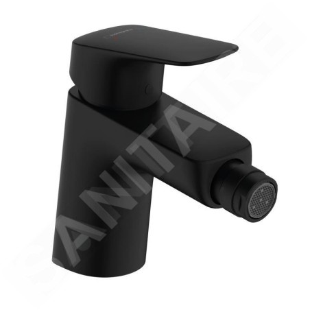 Hansgrohe Logis - Mitigeur de bidet avec vidage, noir mat 71204670