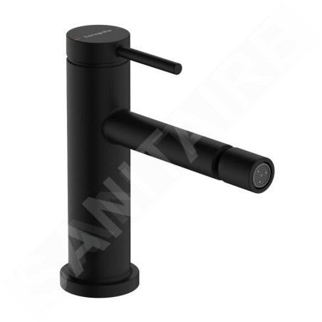 Hansgrohe Tecturis S - Mitigeur de bidet avec vidage, noir mat 73201670