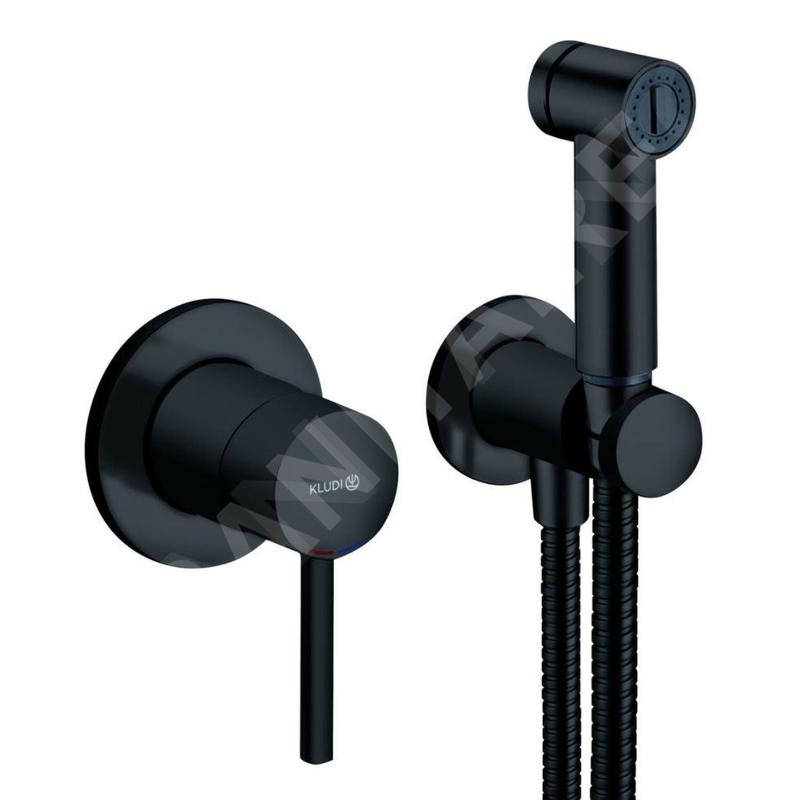 Kludi Bozz - Robinet encastré pour douchette de bidet, noir mat 389983976