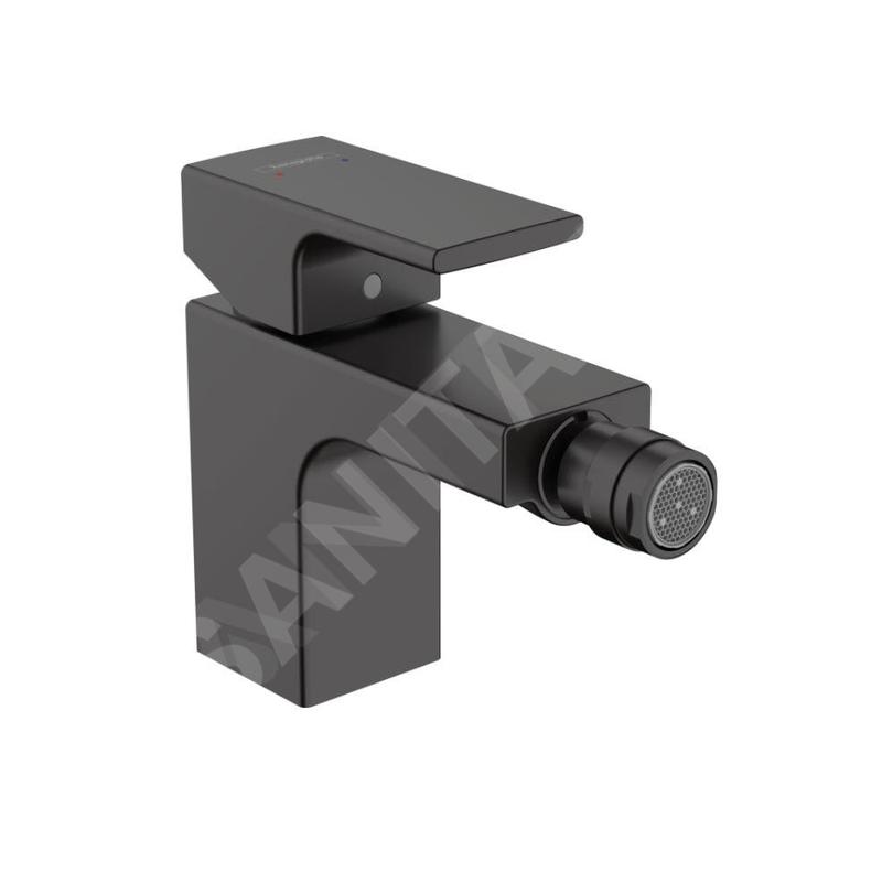 Hansgrohe Vernis Shape - Mitigeur de bidet avec vidage, noir mat 71211670