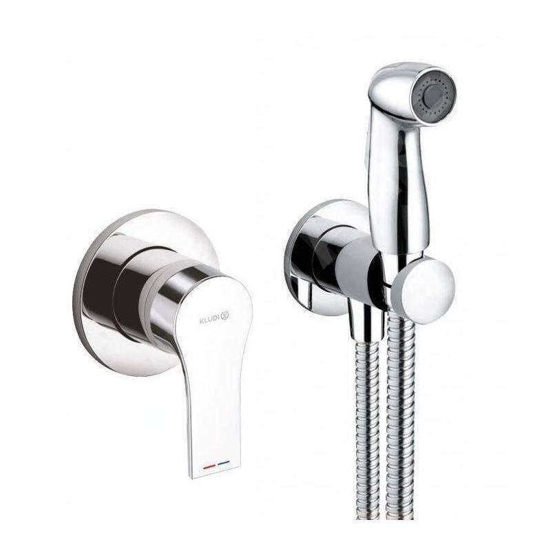 Kludi Zenta SL - Ensemble mitigeur encastré avec douchette de bidet, chrome 489990565