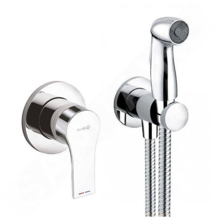 Kludi Zenta SL - Ensemble mitigeur encastré avec douchette de bidet, chrome 489990565
