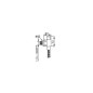 Sapho Justime - Robinet pour douchettes de bidet avec flexible, chrome JS121