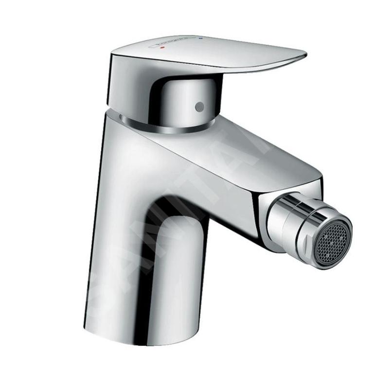 Hansgrohe Logis - Mitigeur de bidet 70 avec garniture de vidage, chrome 71203000