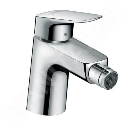 Hansgrohe Logis - Mitigeur de bidet 70 avec garniture de vidage, chrome 71203000