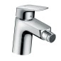 Hansgrohe Logis - Mitigeur de bidet 70 avec garniture de vidage, chrome 71203000