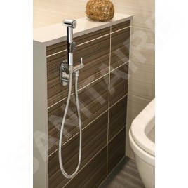 Sapho Justime - Régulateur de température d'eau encastré pour douchette de bidet, chrome 1209-03