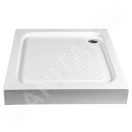 Aqualine Receveurs - Receveur de douche, autoportant, 800x800x150 mm, blanc BTTQ80