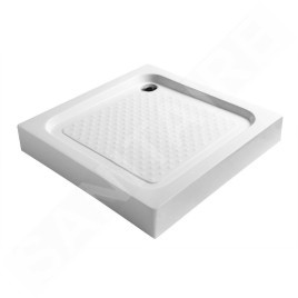 Aqualine Receveurs - Receveur de douche, autoportant, 800x800x150 mm, blanc BTTQ80