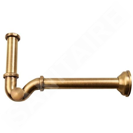 Sapho Siphons - Siphon de bidet 1"1/4, évacuation 32 mm, bronze 9606