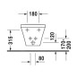 Duravit DuraStyle - Bidet suspendu, blanc 2286150000 Duravit DuraStyle - Bidet suspendu, blanc 2286150000
