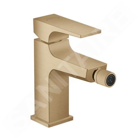 Hansgrohe Metropol - Mitigeur de bidet avec bonde Push-Open, bronze brossé 32520140