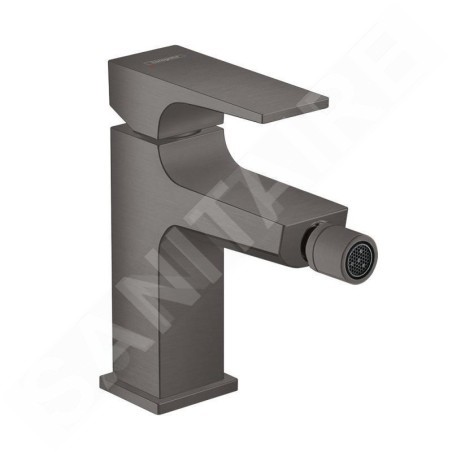 Hansgrohe Metropol - Mitigeur de bidet avec bonde Push-Open, noir chromé brossé 32520340