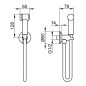 Keuco Accessoires de douche - Douchette de bidet, chrome 59983010000