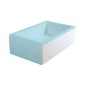 Polysan Deep Plain - Panneau frontal 1300x360 mm, droit, blanc 72953