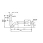 Sapho Bonomini Royal Family - Siphon de bidet 1"1/4, sortie d'évacuation 32 mm, chrome 0370OT25K7