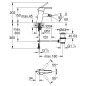 Grohe Feel - Mitigeur de bidet avec vidage, chrome 32558000