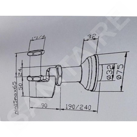 Villeroy & Boch Accessoires - Siphon design chrome 92237861