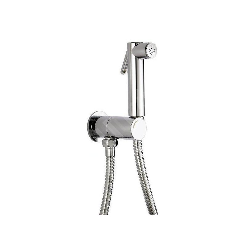 Sapho Robinets non mélangeur - Robinet mural avec douchette de bidet, chrome SG107