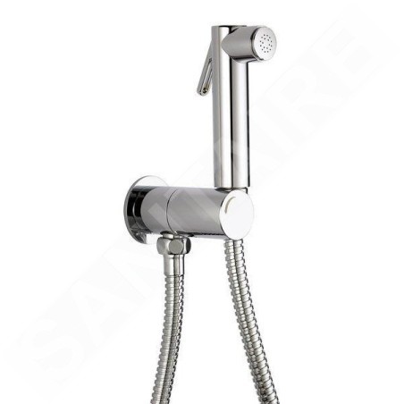 Sapho Robinets non mélangeur - Robinet mural avec douchette de bidet, chrome SG107