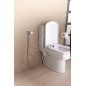 Sapho Robinets non mélangeur - Robinet mural avec douchette de bidet, chrome SG107