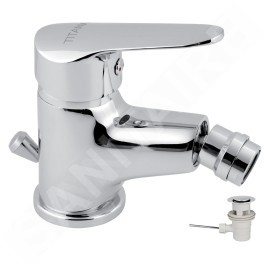 Novaservis Titania Iris New - Robinetterie de bidet avec vidage, chrome 94411,0