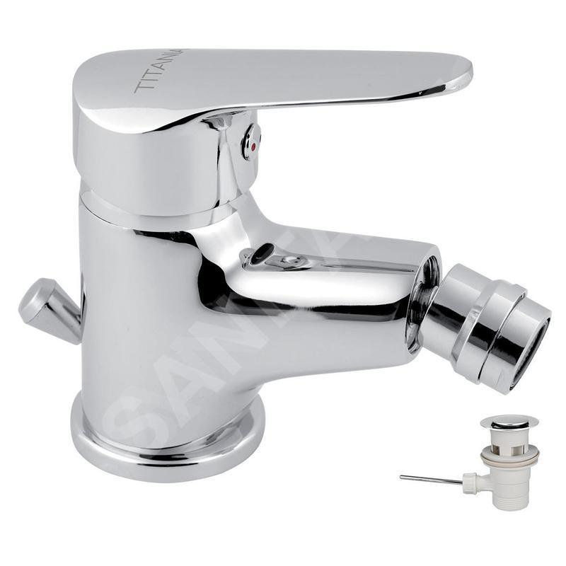 Novaservis Titania Iris New - Robinetterie de bidet avec vidage, chrome 94411,0 Novaservis Titania Iris New - Robinetterie de bidet avec vidage, chrome 94411,0