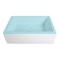 Polysan Deep Plain - Panneau frontal Nika 1300x360 mm, blanc 72956