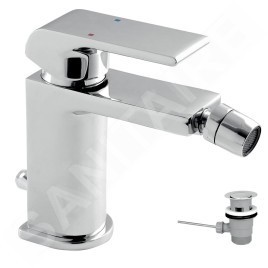 Novaservis Nobless Sharp - Robinetterie de bidet avec vidage, chrome 37011,0