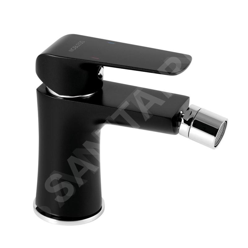 Novaservis Nobless Tina - Robinetterie de bidet avec vidage, noir mat 38011,5 Novaservis Nobless Tina - Robinetterie de bidet avec vidage, noir mat 38011,5