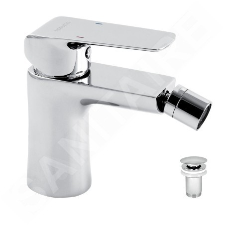 Novaservis Nobless Tina - Robinetterie de bidet avec vidage, chrome 38011,0