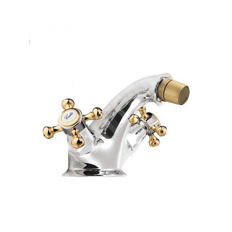 Sapho Antea - Mitigeur de bidet avec bonde, chrome/doré 3182 Sapho Antea - Mitigeur de bidet avec bonde, chrome/doré 3182