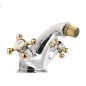 Sapho Antea - Mitigeur de bidet avec bonde, chrome/doré 3182 Sapho Antea - Mitigeur de bidet avec bonde, chrome/doré 3182